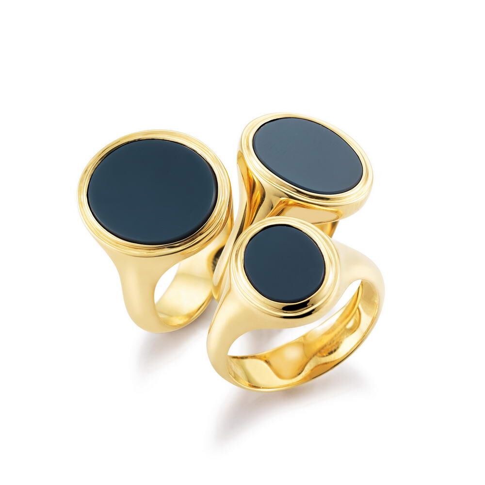 Signet ring <br>Darcy & Elizabeth <br />oval 12 x 10 - Image 2