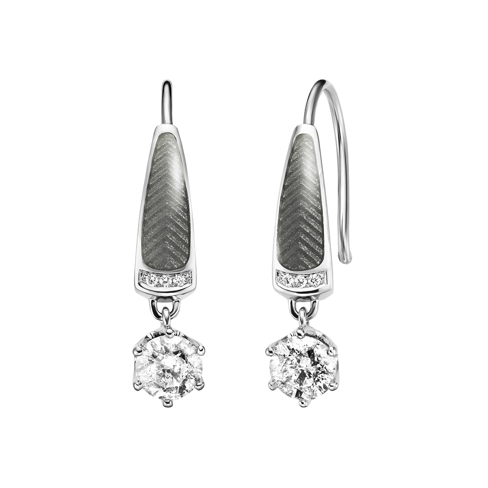 Earrings Solitaire <br />Diamond - Image 2